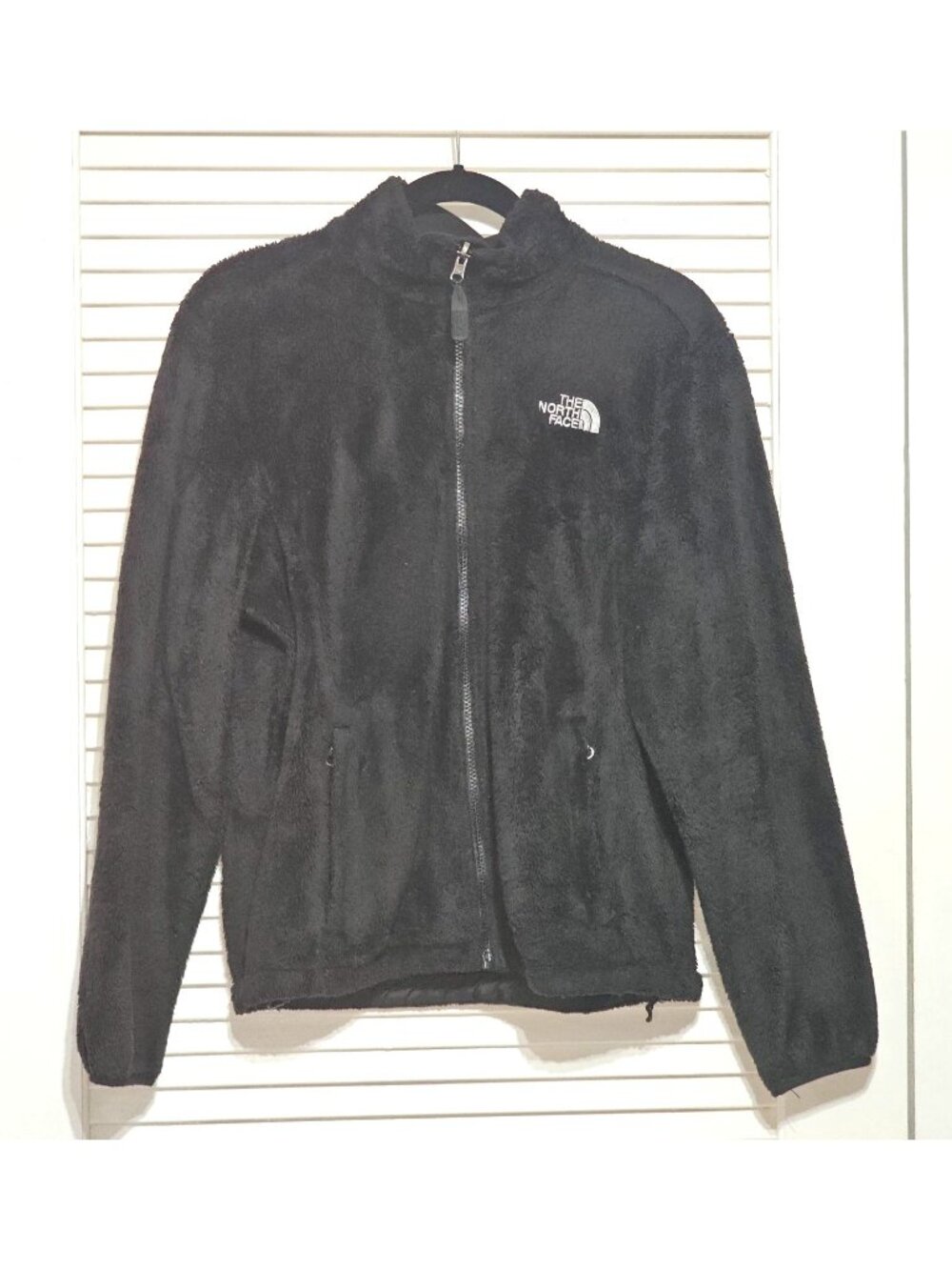 The North Face Women's Black Osito 2 Fleece Jacket Logo Size Medium 2881 - Picture 10 of 13
